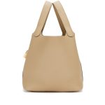 Hermès Beige Marfa Clemence Picotin Lock 22 Gold Hardware - Image 2